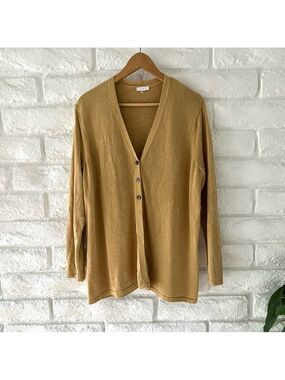 J. Jill Tan Knit Sweater
